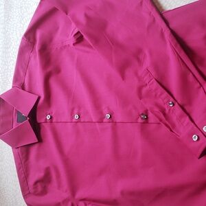 Fushia/Pink Long Sleeve Dress Shirt Size 14-14.5 (34-35) - NWOT